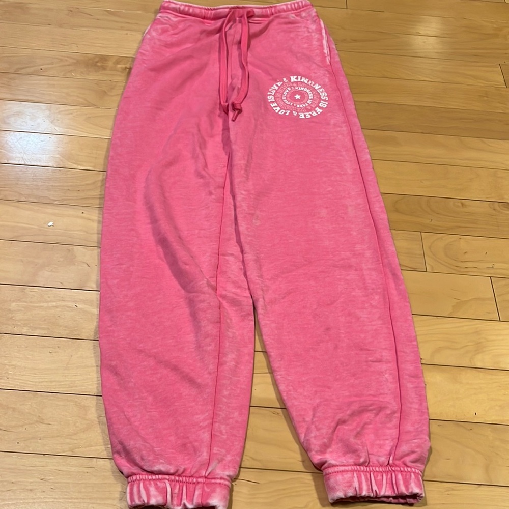 Pink sweatpants from vanilla star size xs